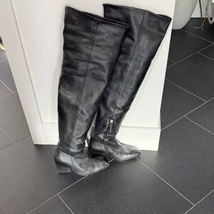 Black Knee-High Women's Boots